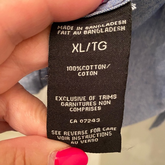 NWOT MEN’S SIZE XL ECKO UNLIMITED SHORT SLEEVE BUTTON DOWN SHIRT IN BLUE - Picture 8 of 8